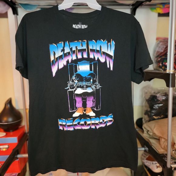 Death Row Records Graphic Tee Black - Size Large - Picture 2 of 4